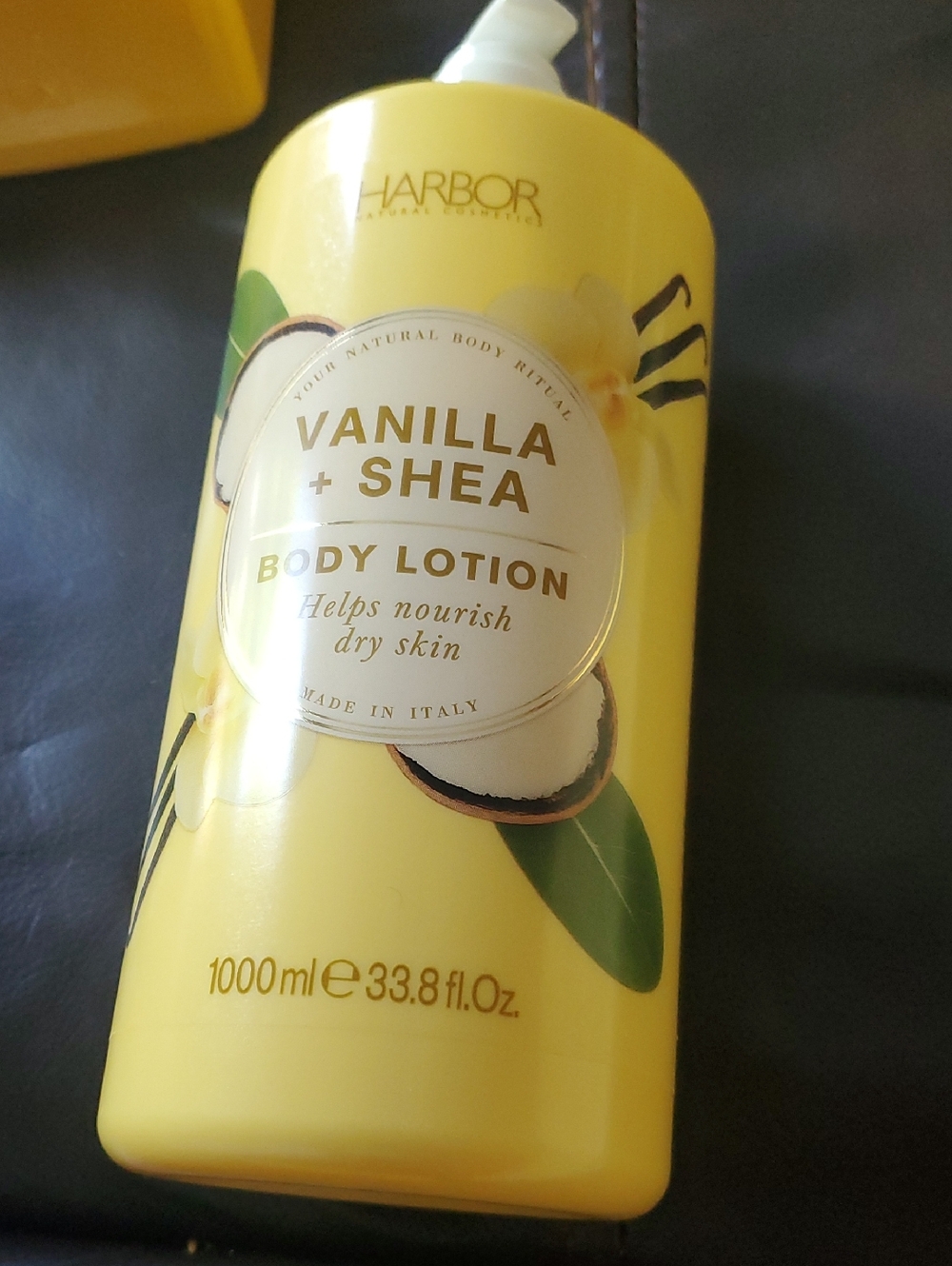 Arbor Vanilla + Shea Body Lotion — Yellow